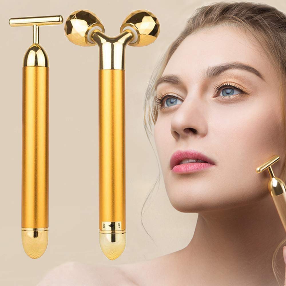 2 in 1 Face Roller Massager  & Body slimming Toning Massager
